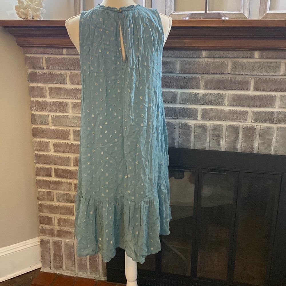 Anthropologie - Blue Natalie Flounced Tunic Dress - Picture 7 of 7